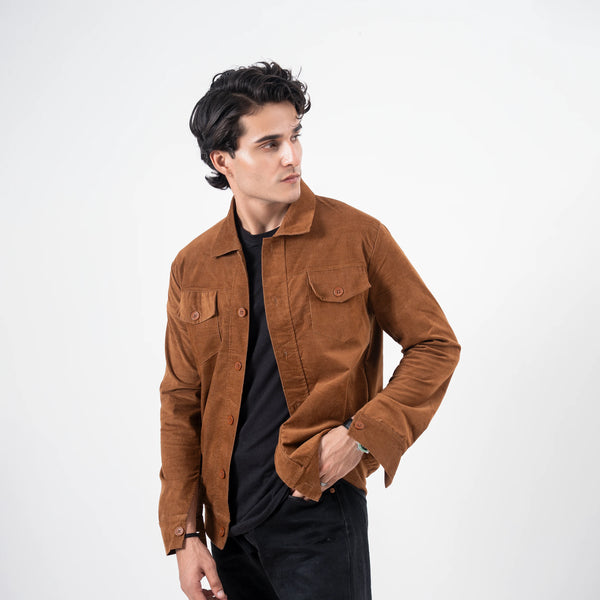 Corduroy Winter Jacket | Textured Outerwear – The Gray Chapter