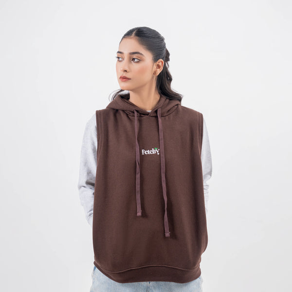 Sleeveless Hoodie | Minimal Layer